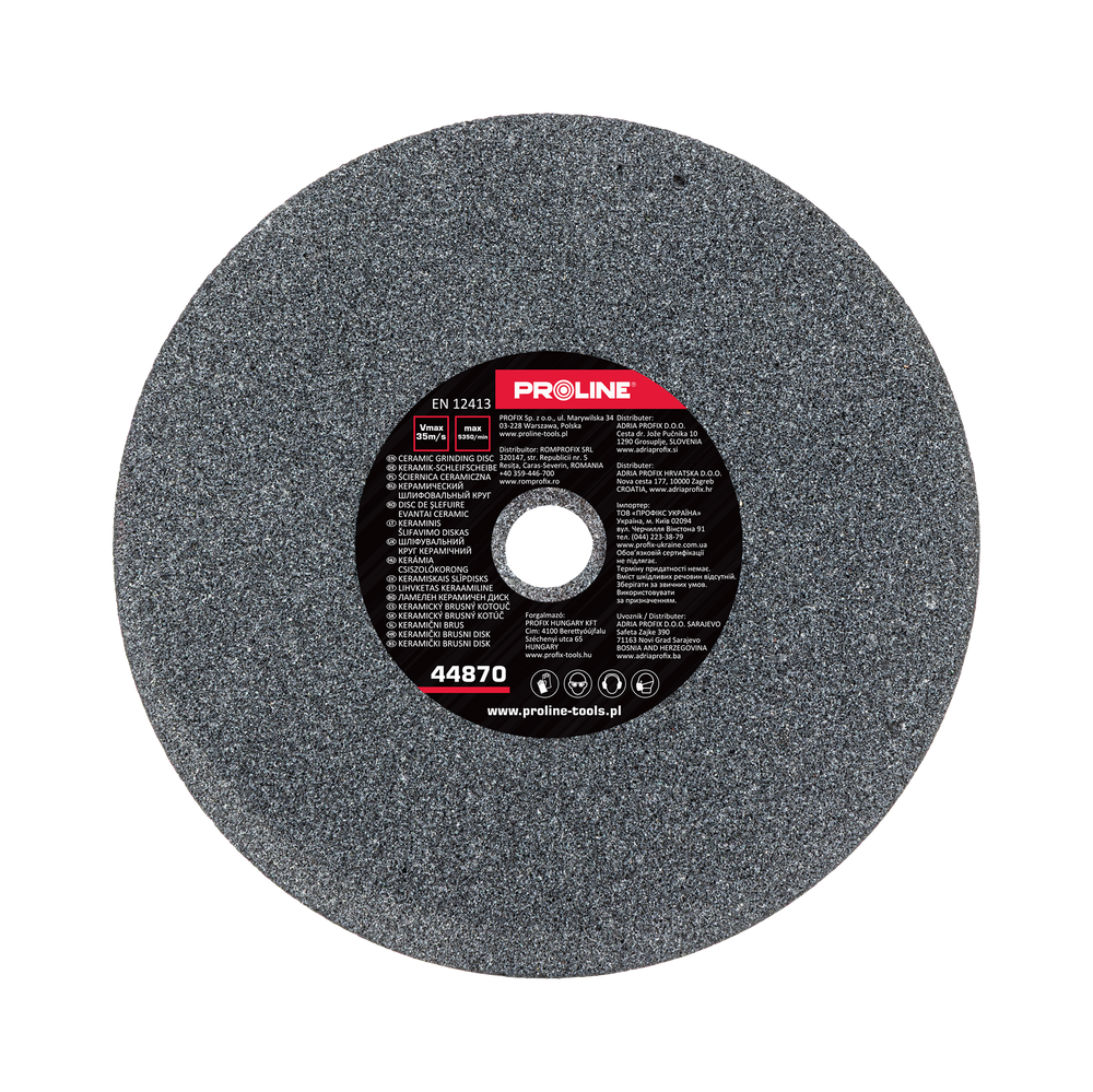 Ściernica ceramiczna 125x16x127 mm 95A elektrokorund gramatura 60 Proline 44870