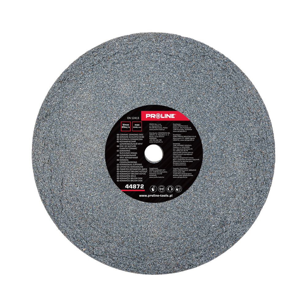 Ściernica ceramiczna 200x20x16 mm 95A elektrokorund gramatura 60 Proline 44872