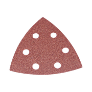 Trójkąty ścierne czepne typu delta 94x94 mm gr80 do drewna farb lakierów 5 sztuk Klingspor 45604
