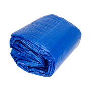 Plandeka mocna gruba 10x15m budowlana 65g/m wodoodporna mrozoodporna Mega 46311