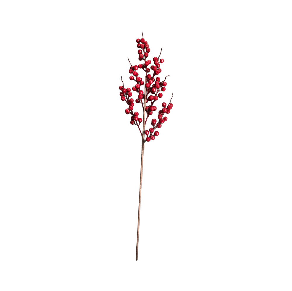 Gałązka świąteczna z jagodami 69 cm 47045R