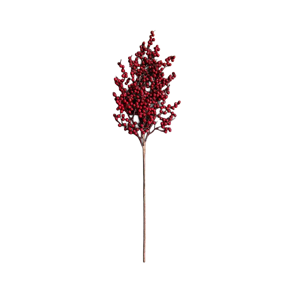 Gałązka świąteczna z jagodami 56 cm 47046R