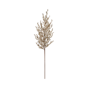 Gałązka świąteczna szampańska z brokatem 77 cm 47077R