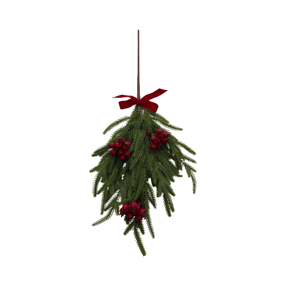 Gałązka dekoracyjna świąteczna 60 cm 47095R