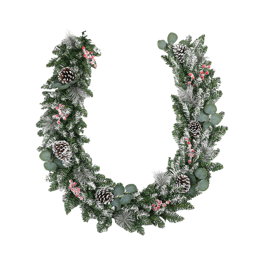 Girlanda świąteczna PVC dekorowana 200 cm 47100R
