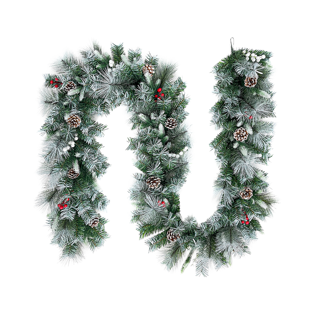 Girlanda świąteczna PE/PVC 270 cm, 192 gałązki 47101R