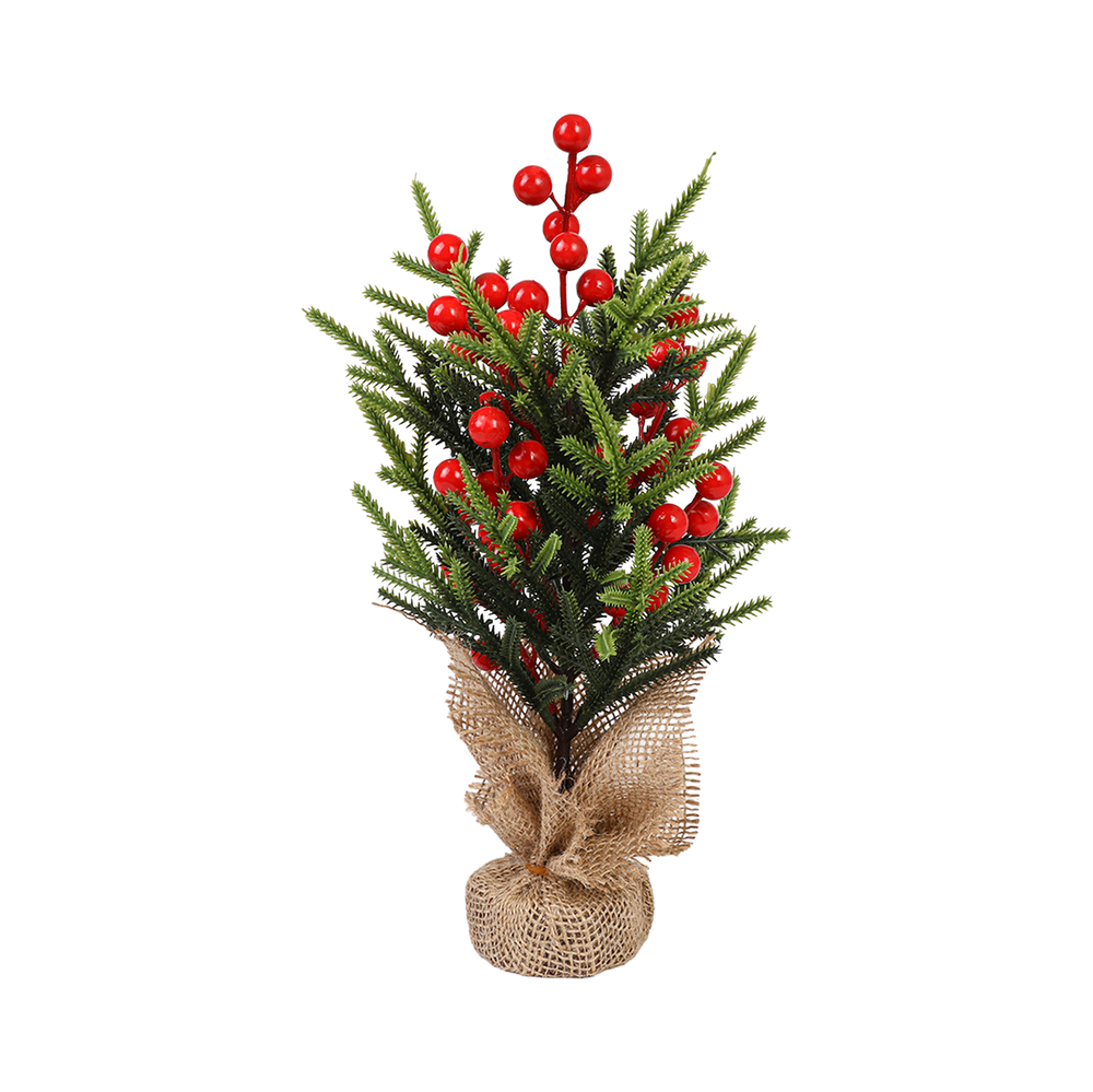 Drzewko świąteczne dekorowane 30 cm 47255R