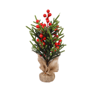 Drzewko świąteczne dekorowane 30 cm 47255R