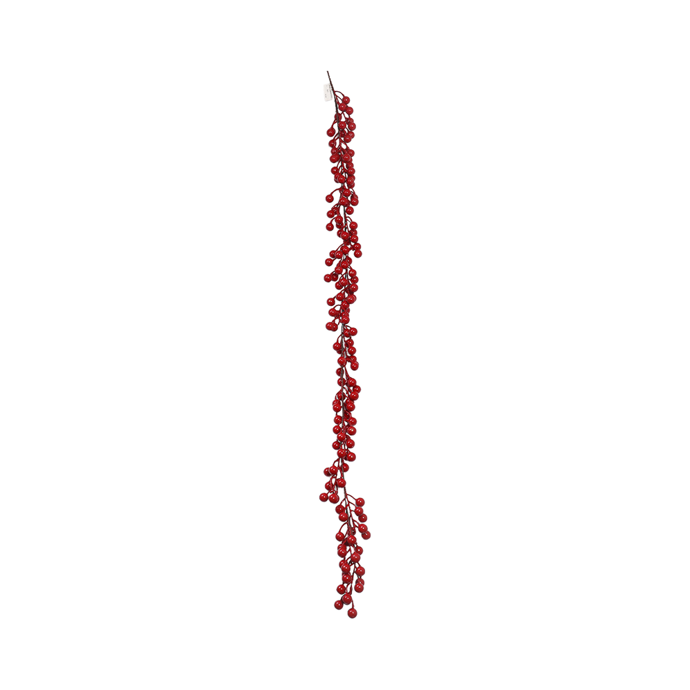 Girlanda świąteczna z czerwonymi jagodami 140 cm 47261R