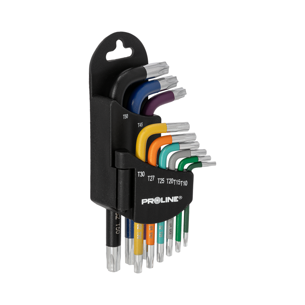 Klucze Torx zestaw 9 elementów T10-T50 Proline 48314