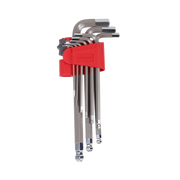 Klucze imbusowe z kulką komplet 9 sztuk 1,5-10 mm S2 Proline 48330