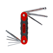 Klucze imbusowe Hex z kulką CRV 8 elementów 1,5-8 mm Proline 48378