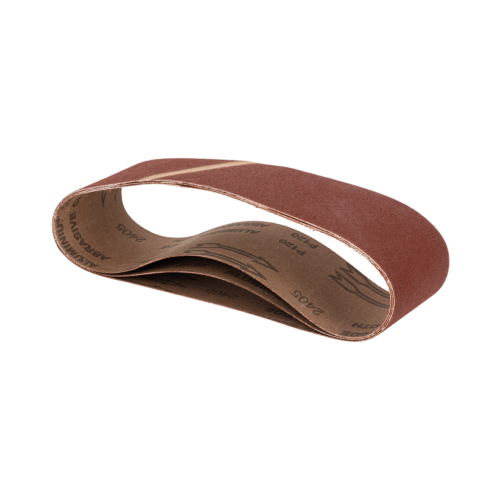 Pasy ścierne bezkońcowe do szlifierki taśmowej 75x457 mm 3 szt. P120 Proline 49024S