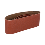 Pasy ścierne bezkońcowe do szlifierki taśmowej 100x610 mm 3 szt. P80 Proline 49032S