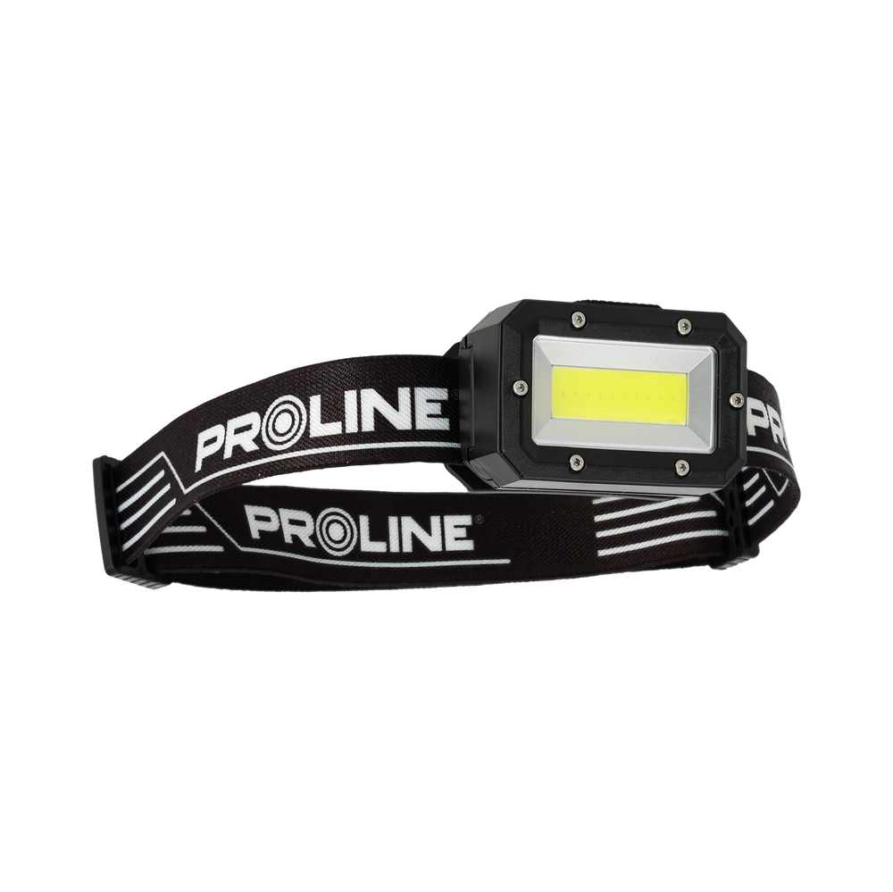 Latarka czołowa 3 W dioda cob 3xAAA 135 lumen Proline 51040
