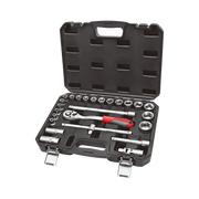 Zestaw kluczy nasadowych 25 elementów 1/2" CRV Proline 58825