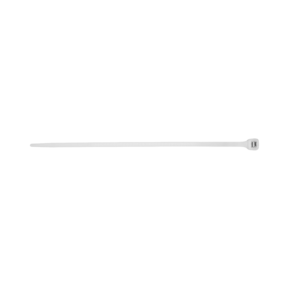 Opaski zaciskowe 2,5x200 mm białe 100 sztuk Mega 59220B
