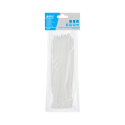 Opaski zaciskowe 36x300 mm białe 100 sztuk Mega 59230B