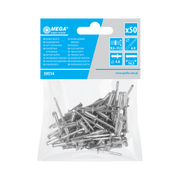 Nit aluminiowy zrywalny 4,8x18 mm 50 sztuk Mega 59518
