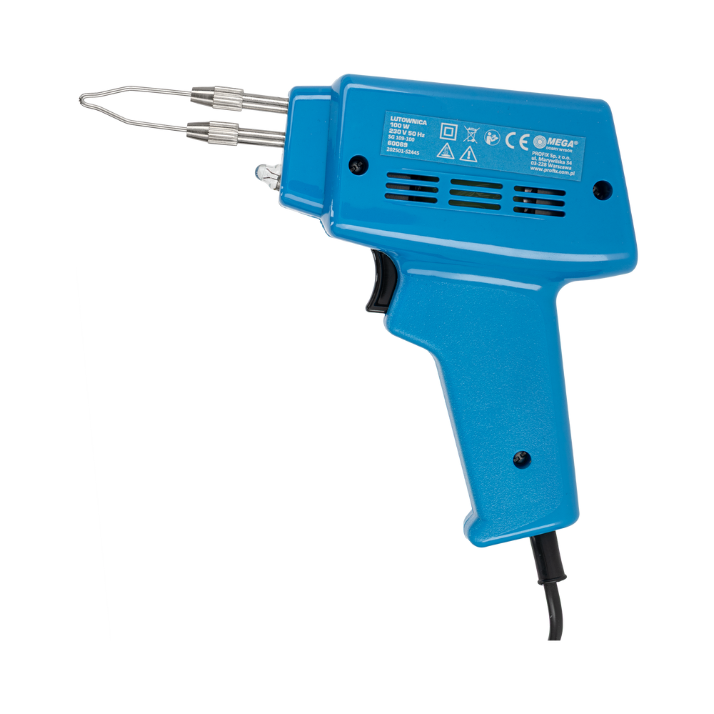 Lutownica pistoletowa transformatorowa 100 W 230 V Mega 60069