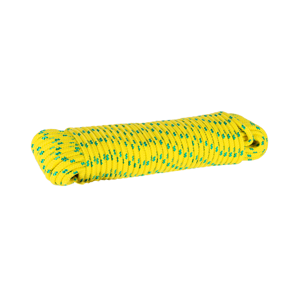 Linka pleciona polipropylenowa żółta mocna 8 mm 25m Proline 61882