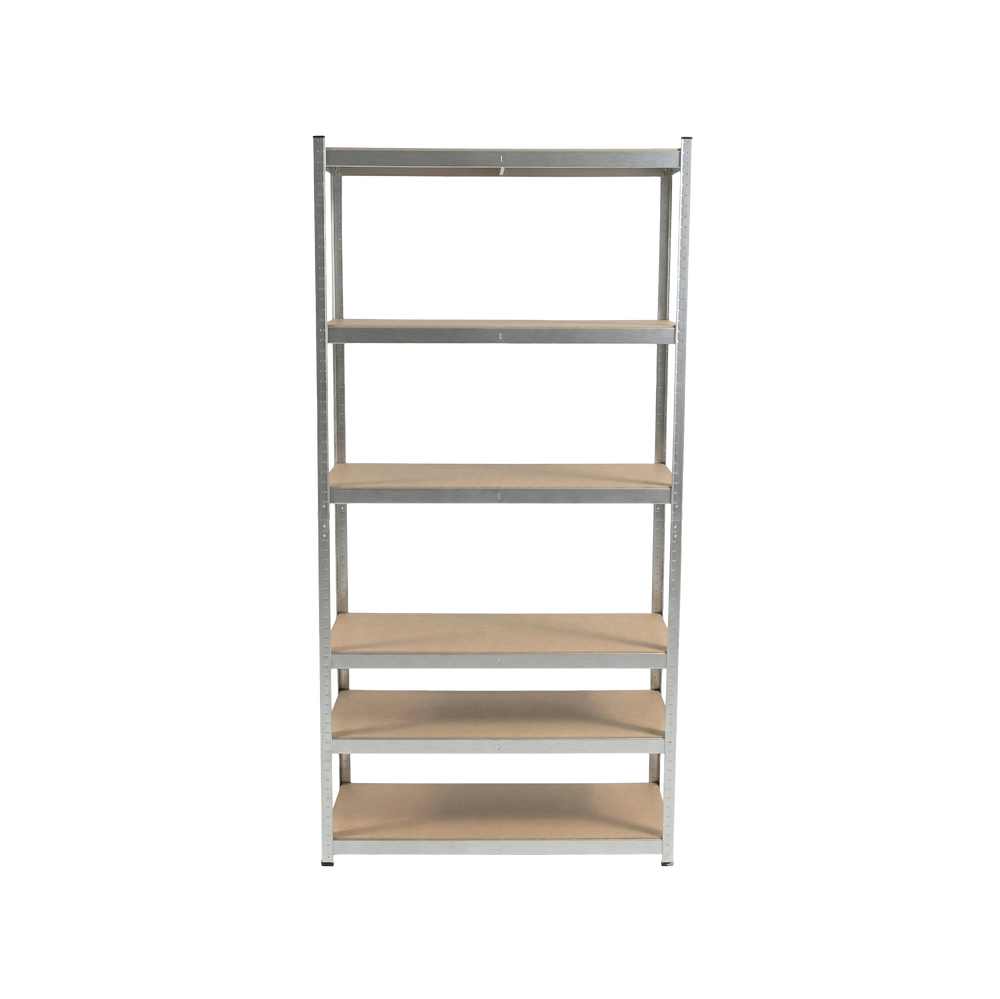 Regał metalowy magazynowy wciskany warsztatowy 6 półek 222×110×50,1050 kg ocynk 62032