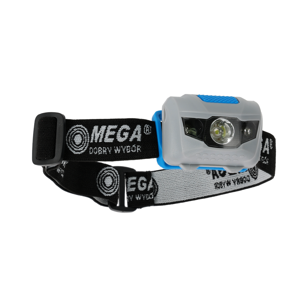 Latarka czołowa LED 1 W 3xAAA 100 lumenów Mega 66140