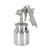 Pistolet lakierniczy 1/4 cala ze zbiornikiem dolnym Mega 66244