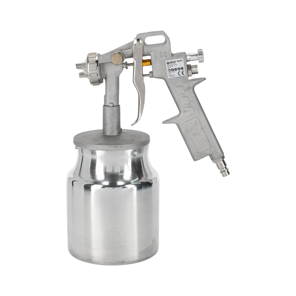 Pistolet lakierniczy 1/4 cala ze zbiornikiem dolnym Mega 66244