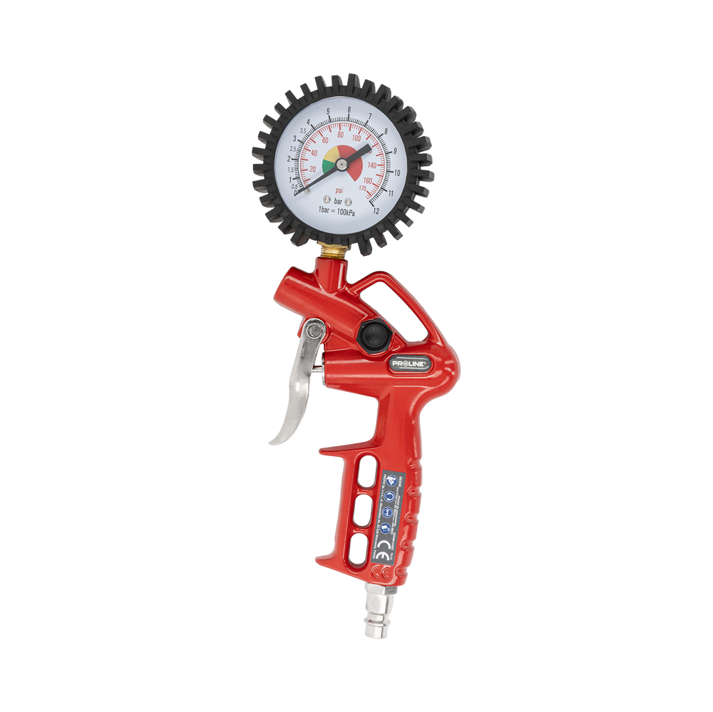 Pistolet do pompowania z manometrem Proline 66346
