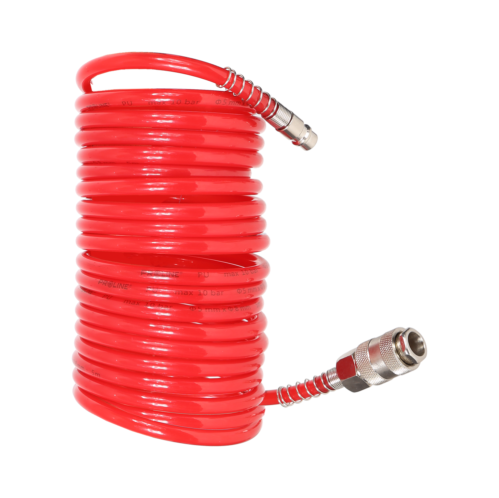 Wąż pneumatyczny spiralny pu 10m 5x8 mm 10bar Proline 66351