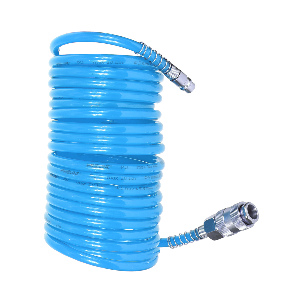 Wąż pneumatyczny spiralny pu 10m 8x12 mm 10bar Proline 66357