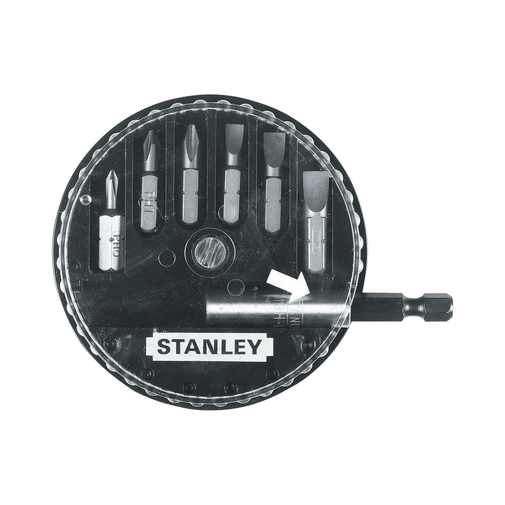 Komplet końcówek do wkrętów phillips 7 sztuk k Stanley 687371