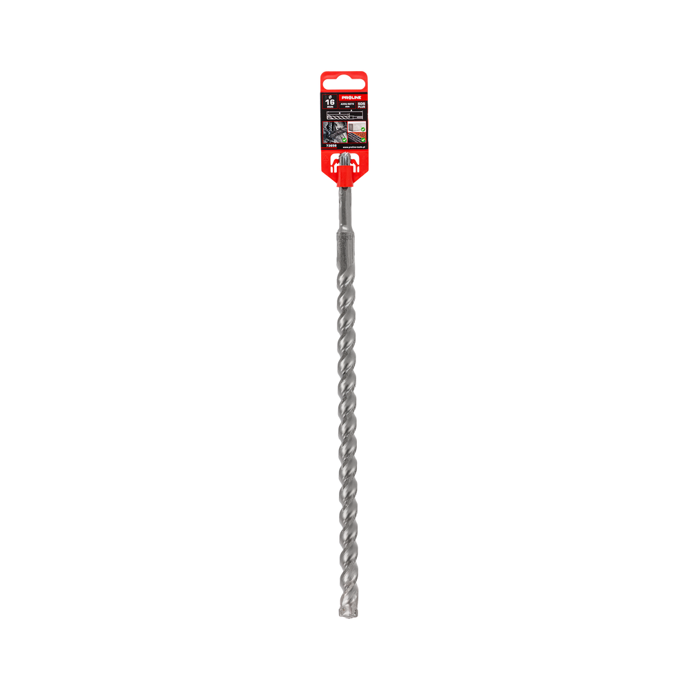 Wiertło do betonu zbrojonego SDS-Plus S3 cegła kamień 16x350 mm Proline 73656