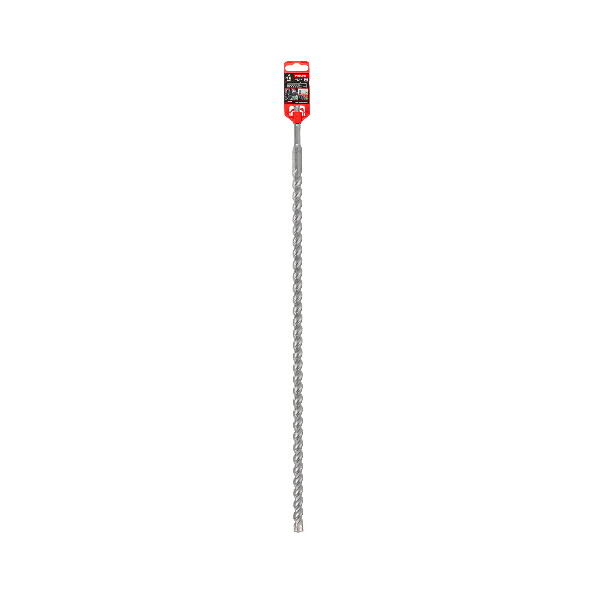 Wiertło do betonu zbrojonego SDS-Plus S3 cegła kamień 16x600 mm Proline 73658