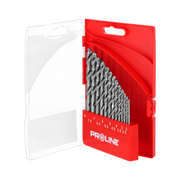 Wiertła do metalu HSS szlifowane 2,0-8,0 mm zestaw 13 elementów Proline 77214