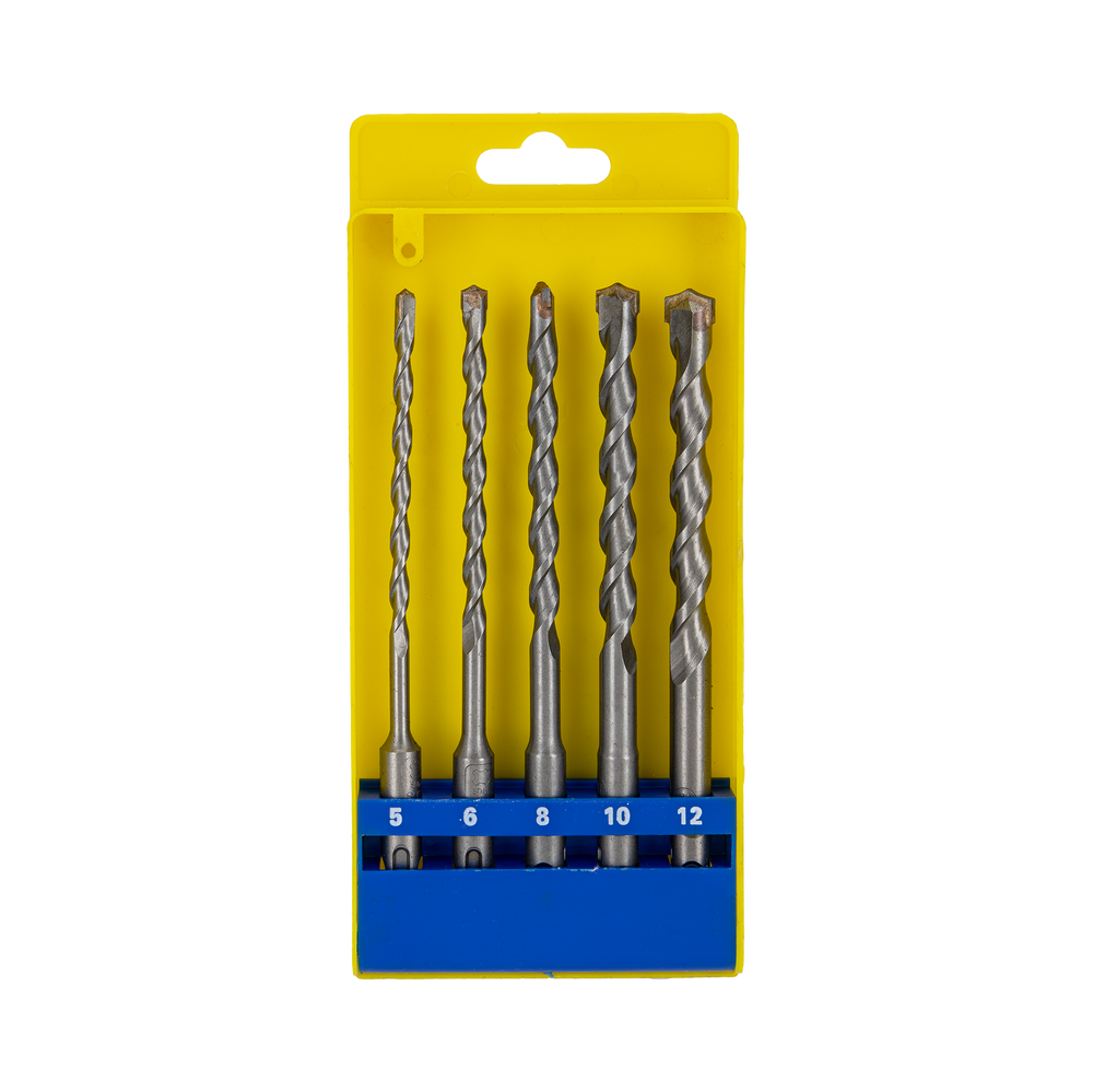 Zestaw wierteł do betonu SDS Plus 5 mm 6 mm 8 mm 10 mm 12 mm Mega 81005A