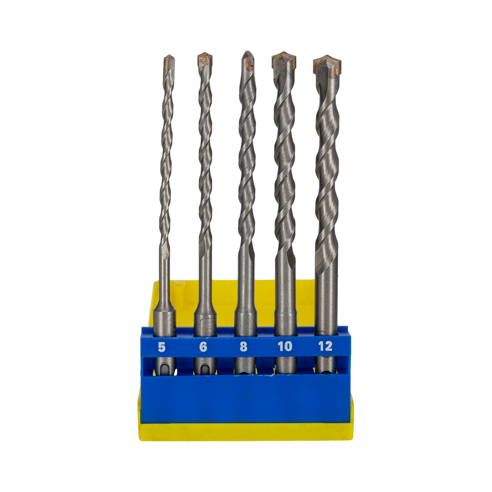 Zestaw wierteł do betonu SDS Plus 5 mm 6 mm 8 mm 10 mm 12 mm Mega 81005A