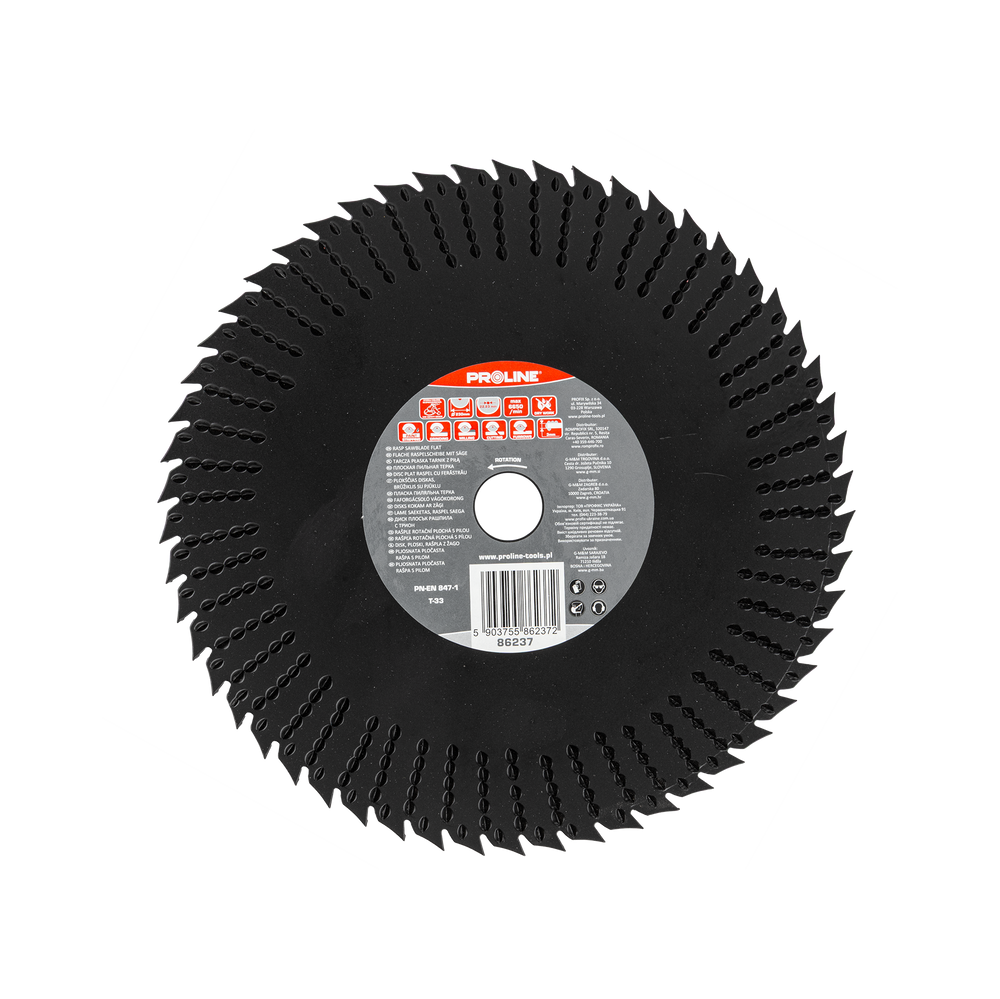 Tarcza płaska tarnik z piłą 230 mm grube zęby Proline 86237