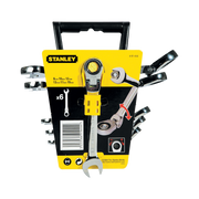 Klucze płaskie z grzechotką przegubową 6 elementów Stanley 914444