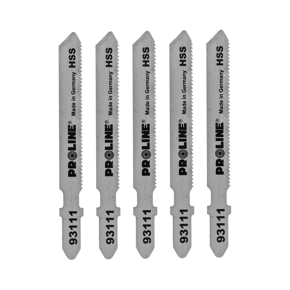 Brzeszczot typ t do wyrzynarki 5szt metal HSS Proline 93111