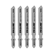 Brzeszczot typ t do wyrzynarki 5szt metal HSS Proline 93111