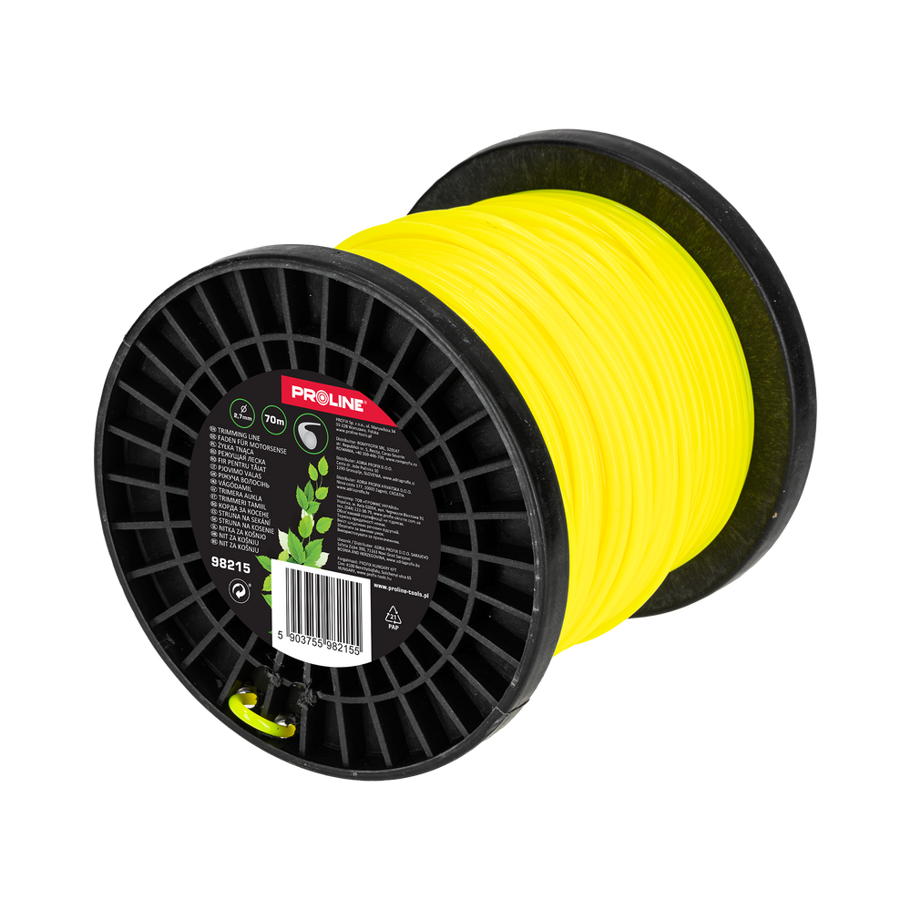 Żyłka tnąca okrągła 2,7 mm x 70m (szpula) Proline 98215