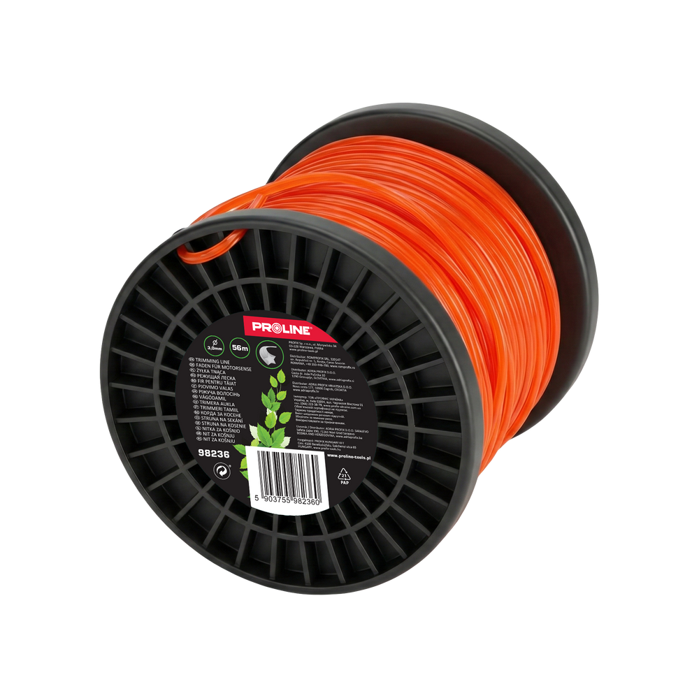 Żyłka tnąca gwiazdka 3,0 mm x 56m (szpula) Proline 98236
