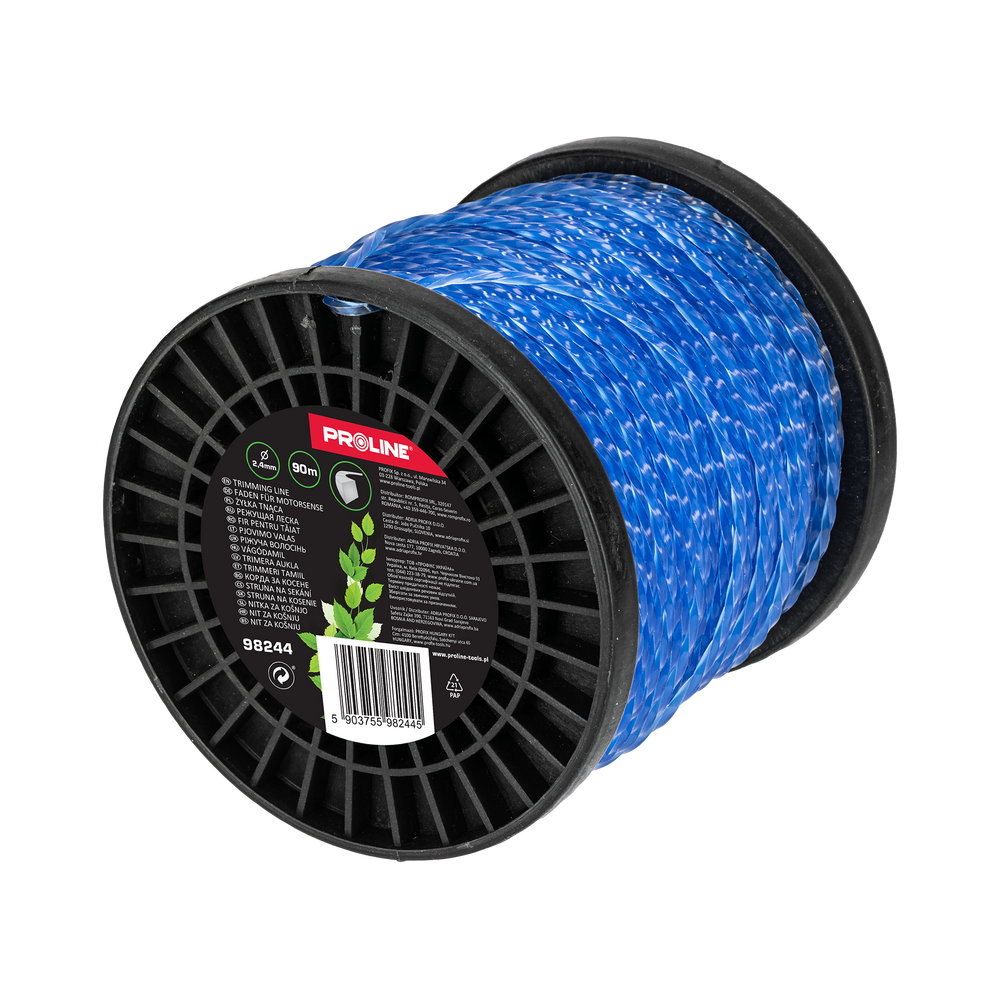 Żyłka tnąca skręcony kwadrat 2,7 mm x 70m (szpula) Proline 98245