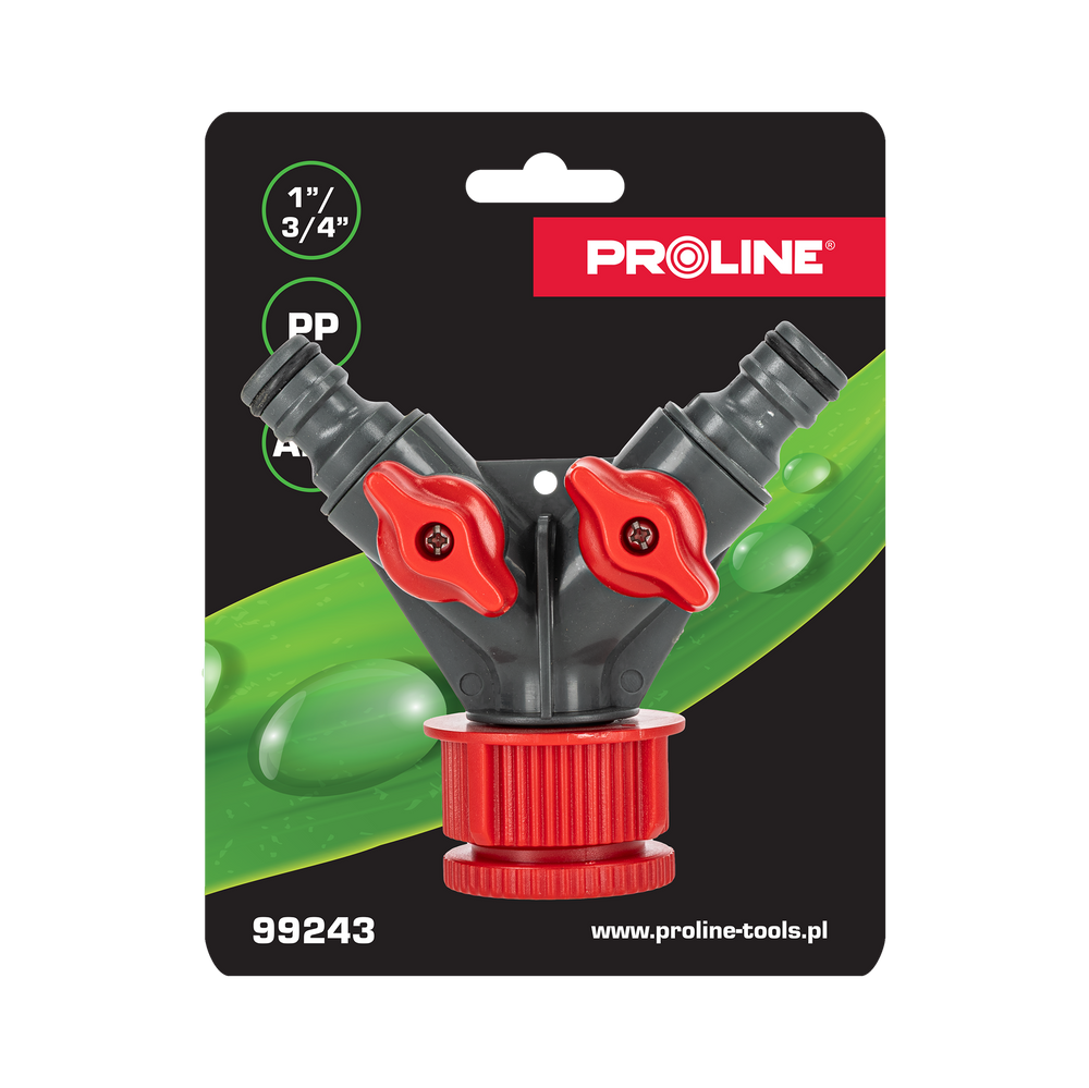Rozdzielacz 2-drożny do kranu 1" lub 3/4" Proline 99243