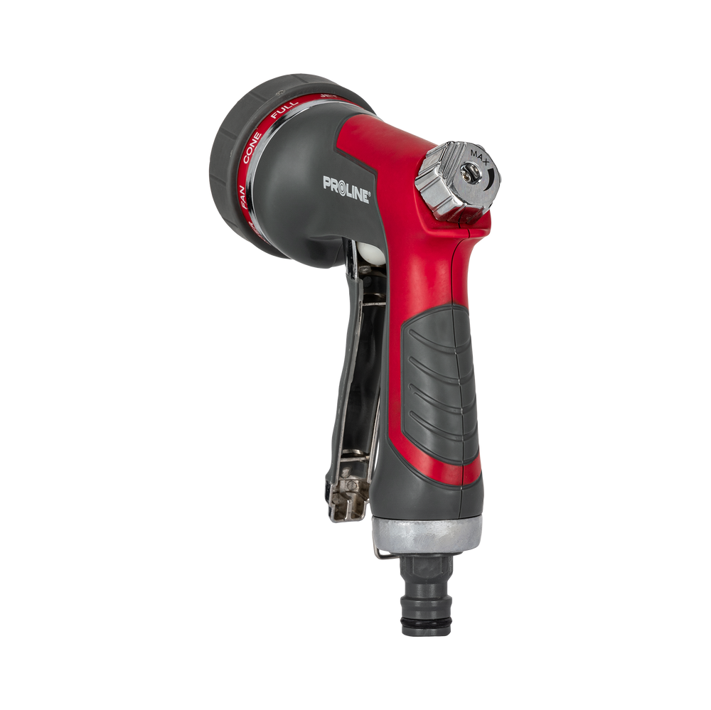 Zraszacz pistoletowy metalowy deluxe z 10-cio stopniową regulacja Proline 99323