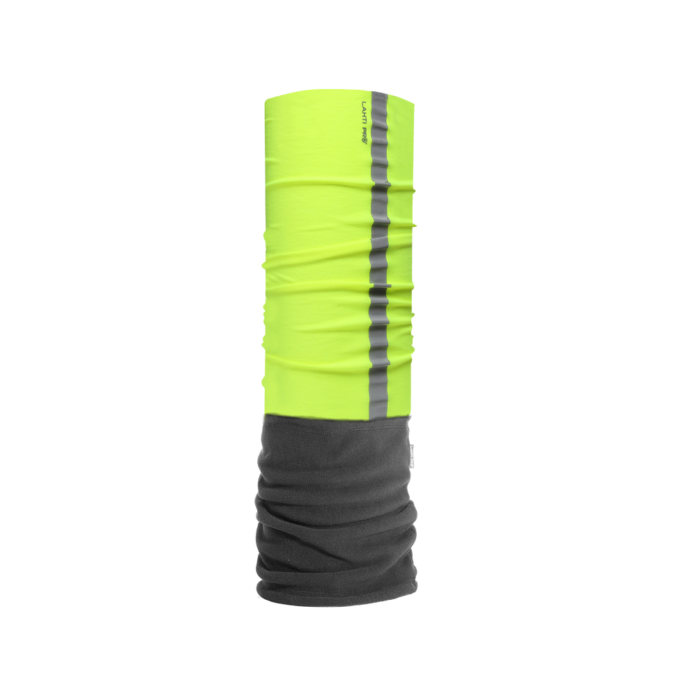 Chusta wielofunkcyjna z polarem Lahti Pro L1030400 – żółty