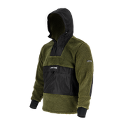 Bluza sherpa hoodie Lahti Pro L40156 - zielony