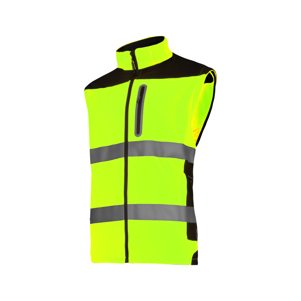 Kurtka soft-shell ostrzegawcza Lahti Pro L40919 – żółty